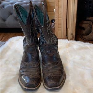 womens cool comfy cowgirl boots size 8 b